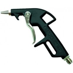 Pistol de suflat / desprafuit AsturoMEC PA/4N cu valva cu debit progresiv si corp din Nylon, Negru